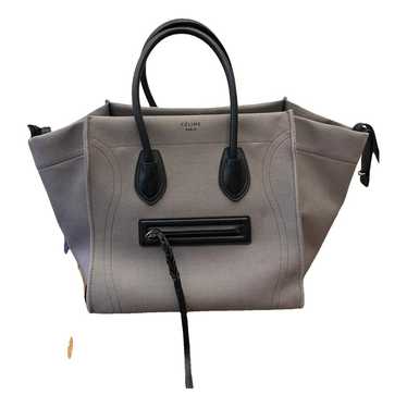 Celine Luggage Phantom linen handbag - image 1