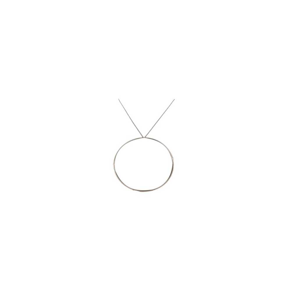 Ginette Ny Circle pink gold necklace - image 1