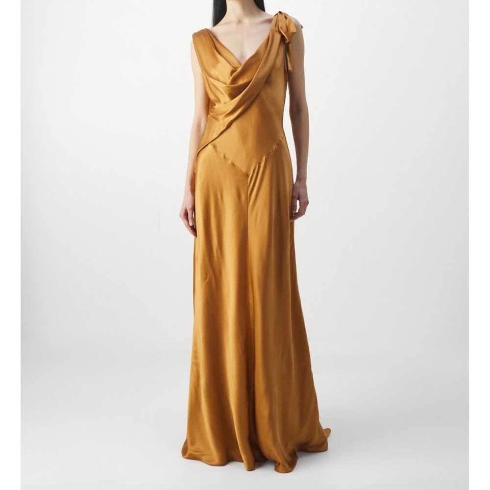 Alberta Ferretti Silk maxi dress - image 4