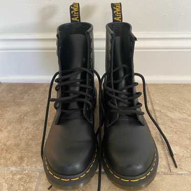Dr. Martens 1460 Smooth Leather Lace Up Boots - image 1