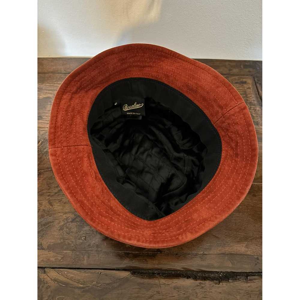 Borsalino Leather hat - image 7