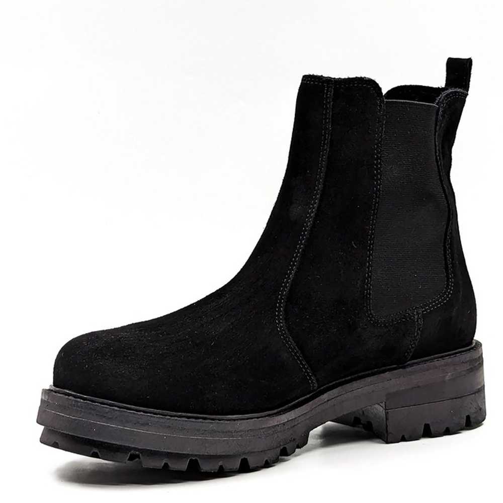 La Canadienne Women Black Suede Platform Waterpro… - image 3