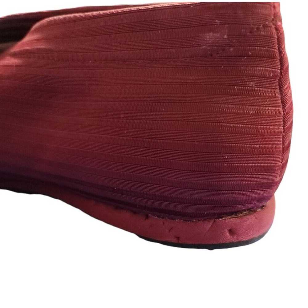 UN shoes United Nude booties Maroon/Red elastic s… - image 3