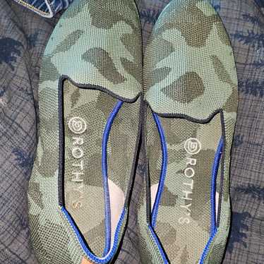 Rothy's The Loafer Women's Size 9.5 US Olive Camo… - image 1