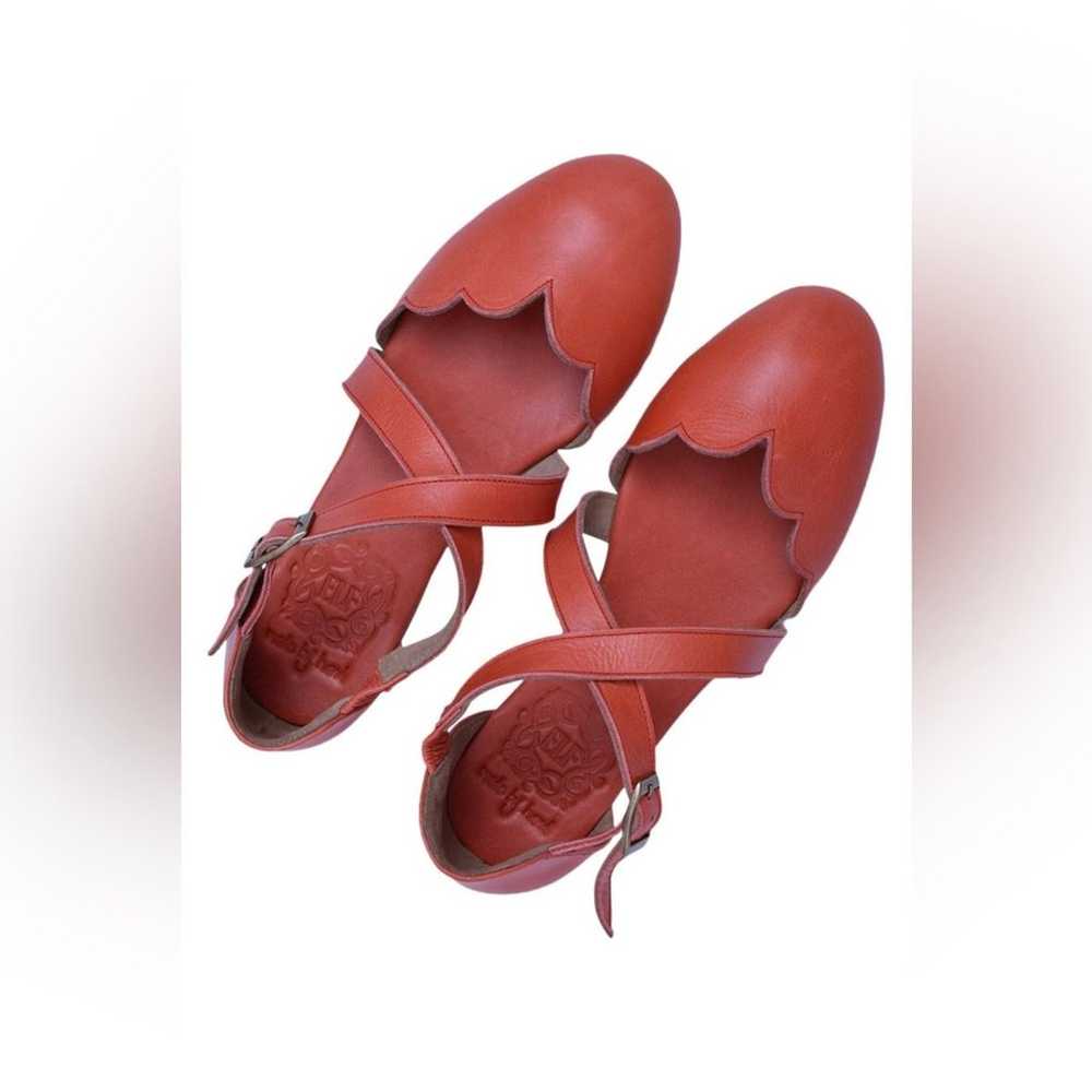 Elf Made by Hand Mangrove Vintage Red Leather Bal… - image 2