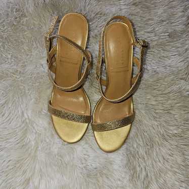 lc lauren conrad gold heels