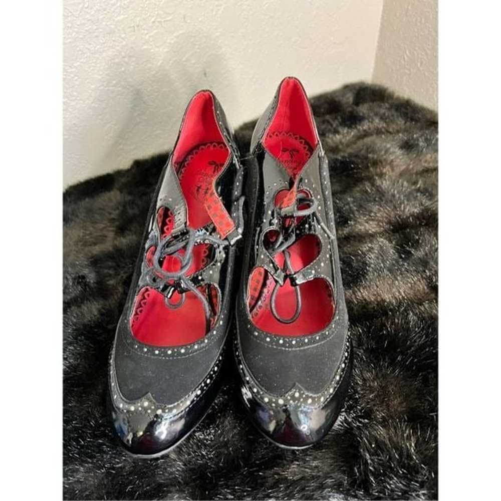 Dancing days banned patent leather heels shoes 9.5 - image 1
