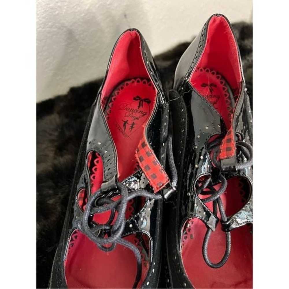 Dancing days banned patent leather heels shoes 9.5 - image 2