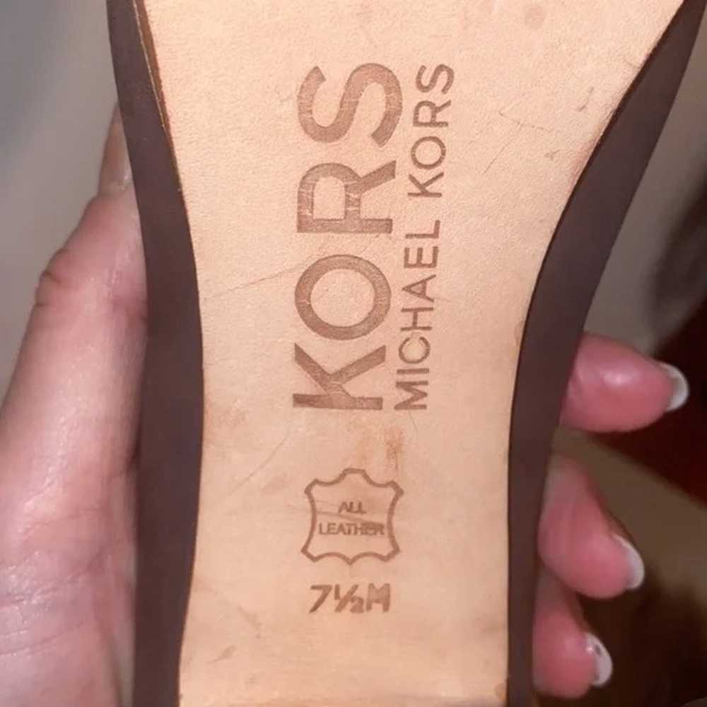 Michael Kors Brown Suede Shoes - image 3