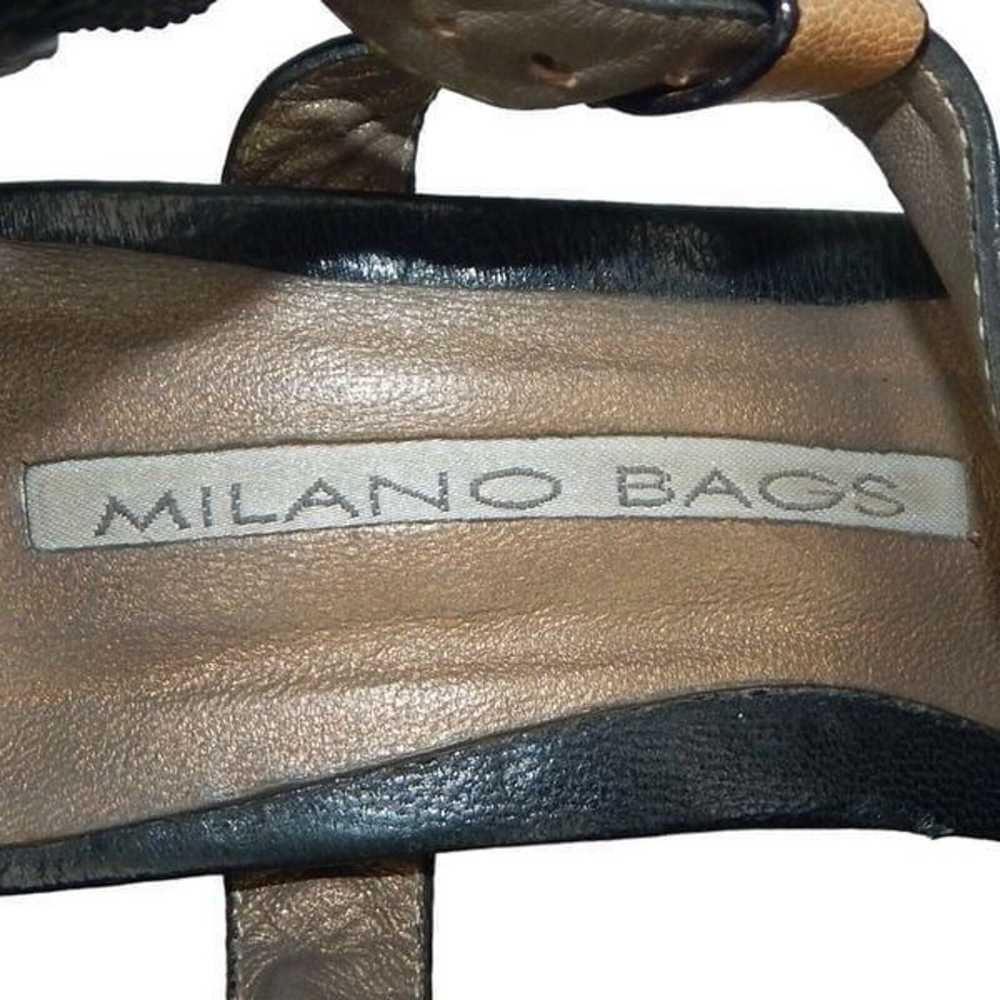 Milano Bags Leather Strappy Slingback 4" Stiletto… - image 9