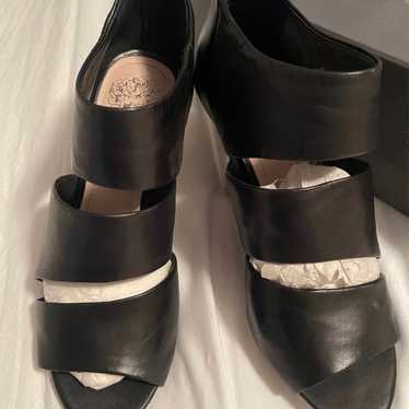 Vince Camuto Black Leather Heels - image 1