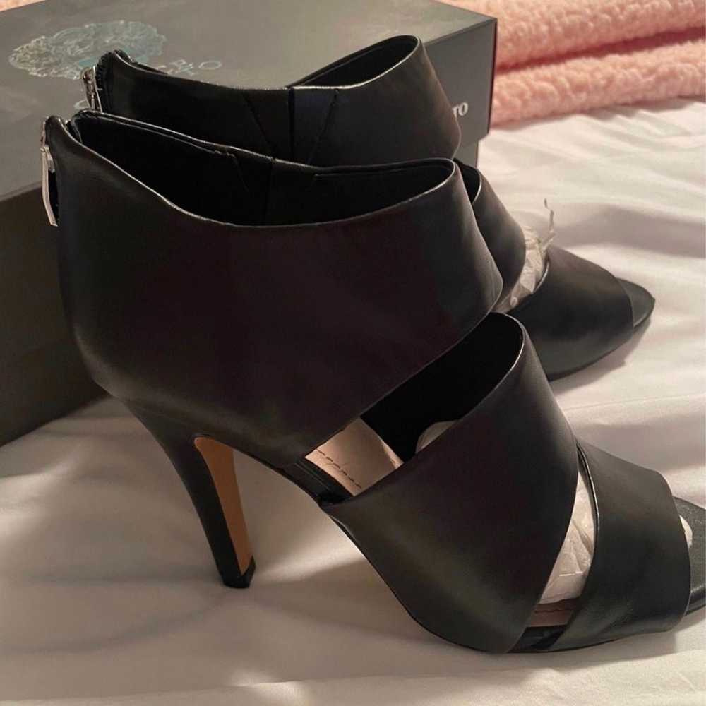 Vince Camuto Black Leather Heels - image 2