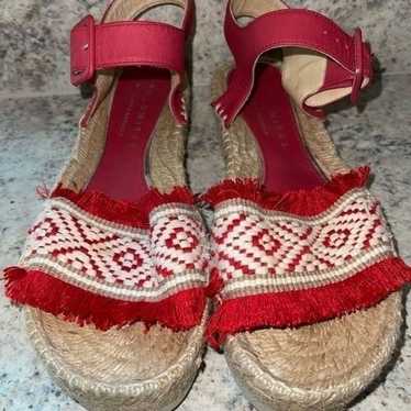 Palomitas by Paloma Barcelo red platform shoes