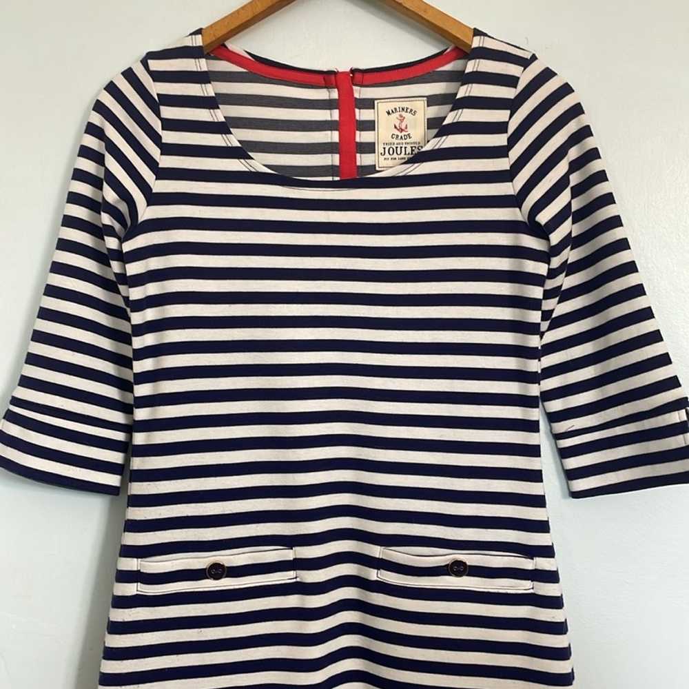 Joules Mariners Grade Blue and White Striped Naut… - image 3