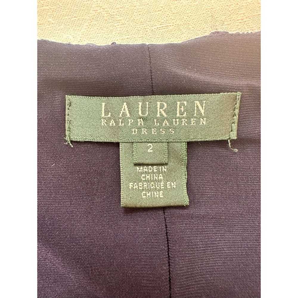 Lauren Ralph Lauren Dress. Navy Blue Sequins Midi… - image 6