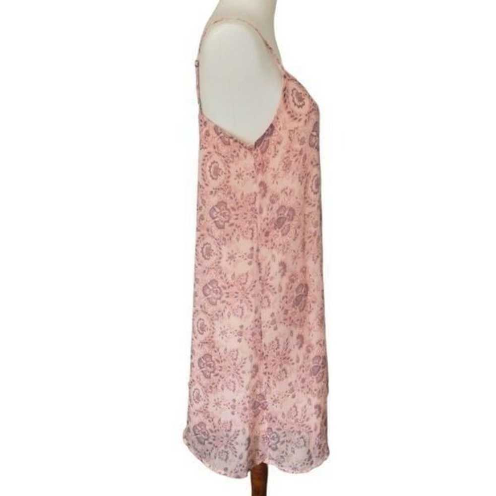 Y2K Slip Dress Shift Sheer Pink Sundress Cottagec… - image 2