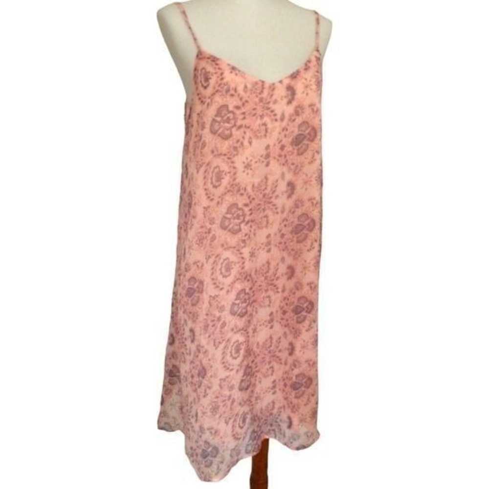 Y2K Slip Dress Shift Sheer Pink Sundress Cottagec… - image 3