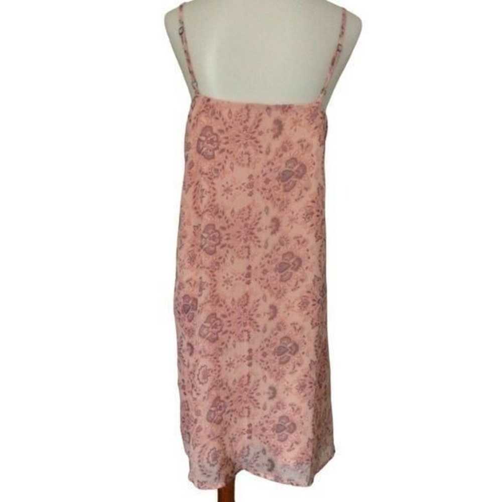 Y2K Slip Dress Shift Sheer Pink Sundress Cottagec… - image 4