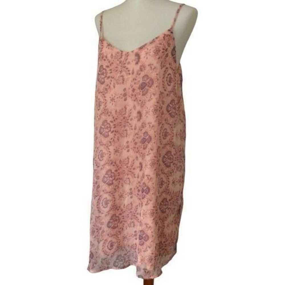 Y2K Slip Dress Shift Sheer Pink Sundress Cottagec… - image 5