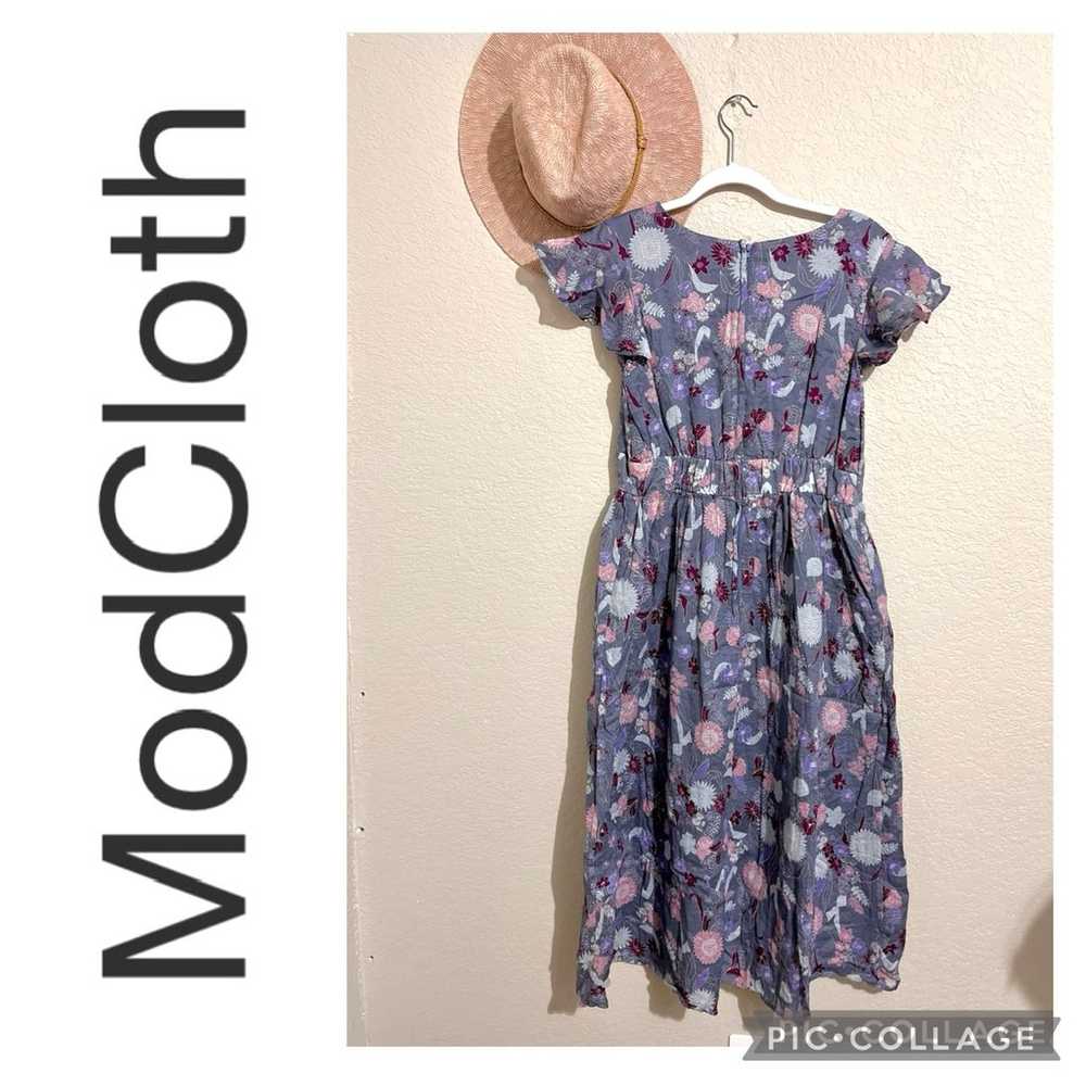 MODCLOTH TRULY YOU FLORAL DRESS - image 3
