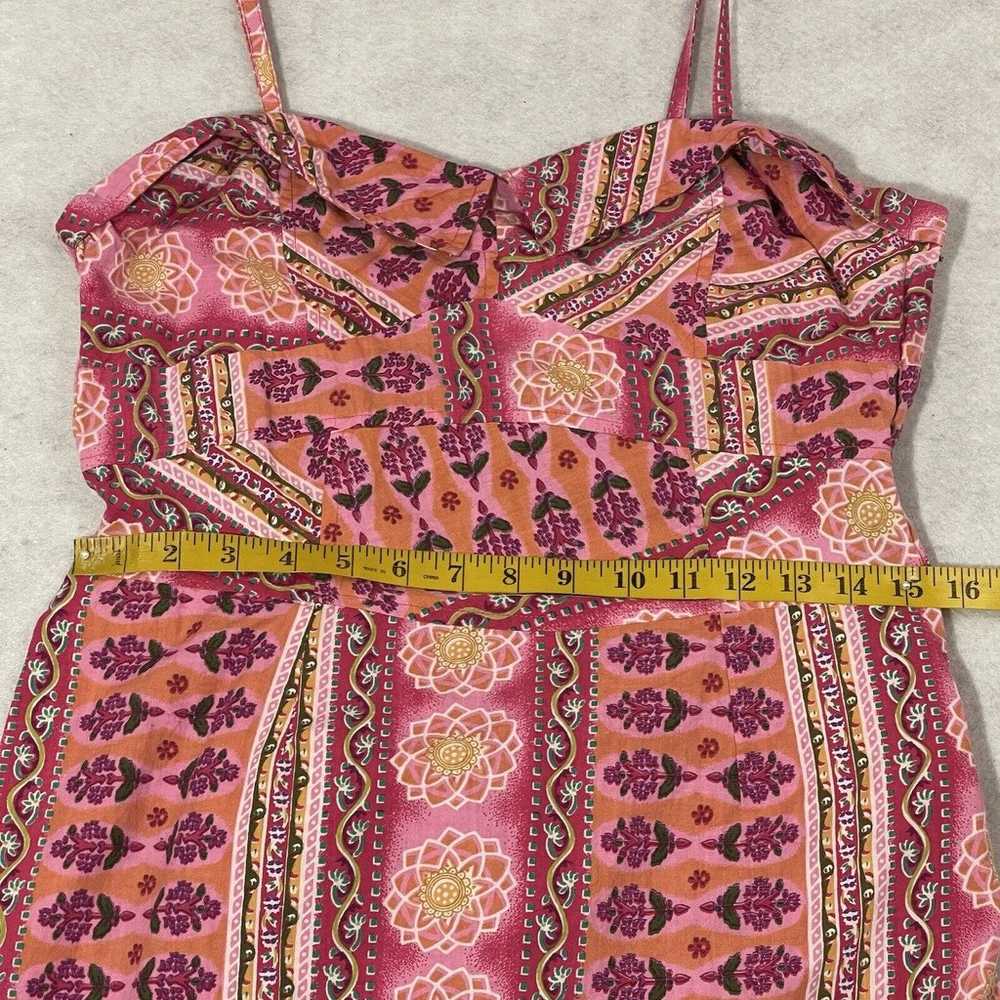 Passport Dress Womens Size Large Pink Indian Prin… - image 9
