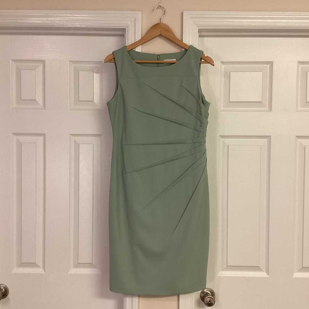 Dress Calvin Klein Seafoam Green Dress Size 10 - image 3