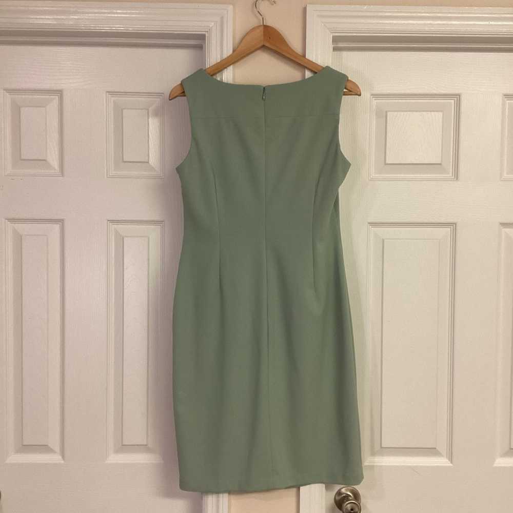 Dress Calvin Klein Seafoam Green Dress Size 10 - image 5
