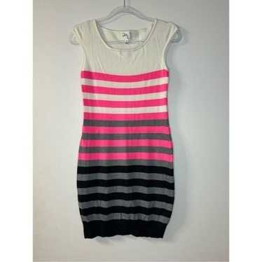 Millie of New York Stripe Knit Dress Size Medium - image 1