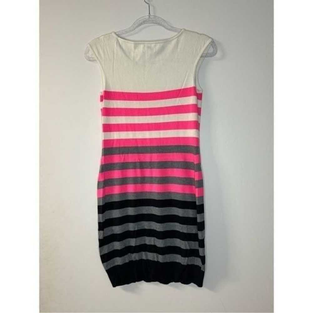 Millie of New York Stripe Knit Dress Size Medium - image 2