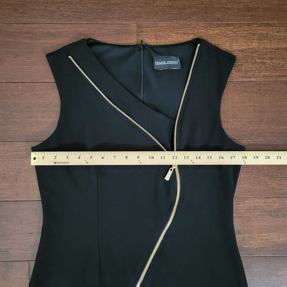 Frank Lyman Womens Black Zipper Front Sleeveless … - image 7
