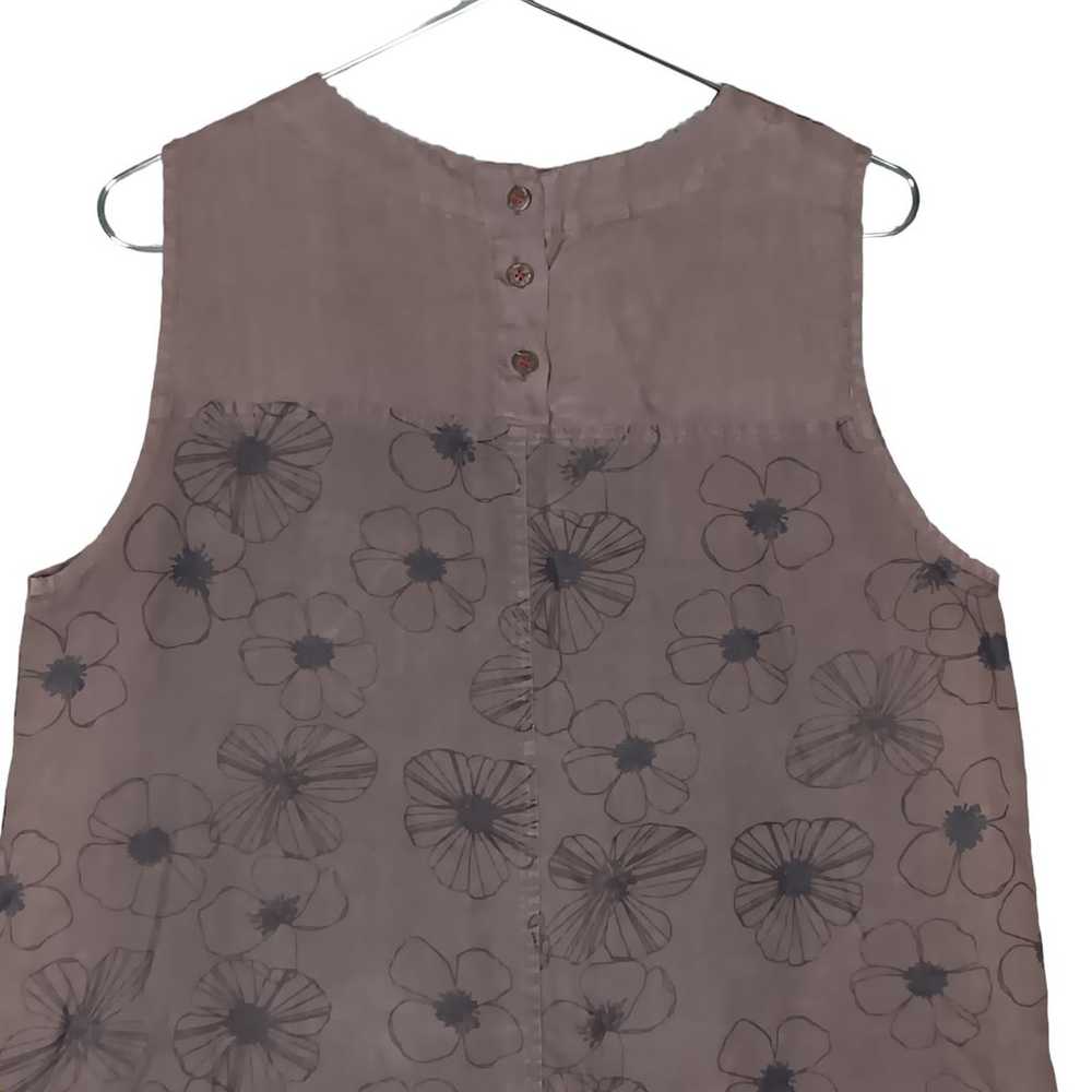 Boho Patched Floral Dress 100% Cotton Sleeveless … - image 4