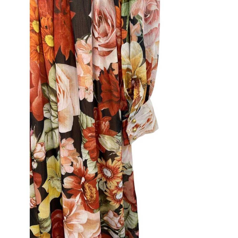 L’Atiste By Amy Maxi Dress Floral Roses Studded S… - image 8