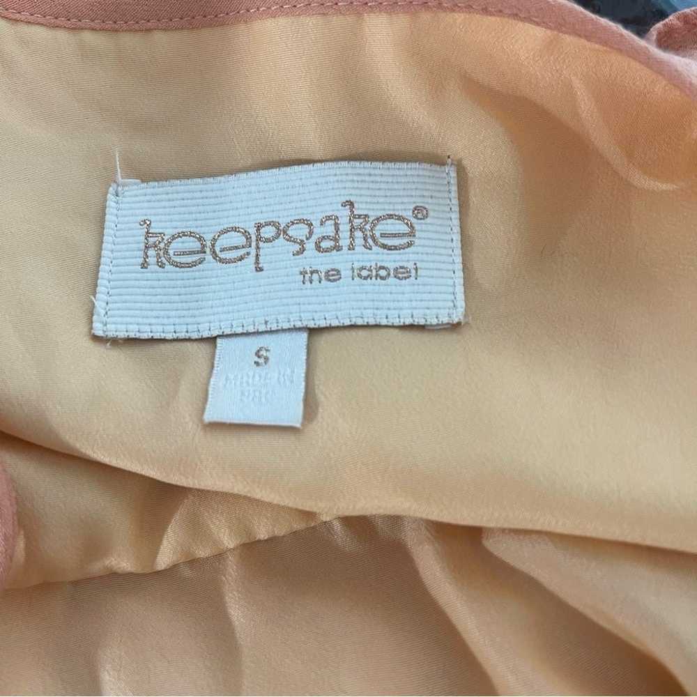 Keepsake High Low Asymmetrical Layered Dress Apri… - image 11