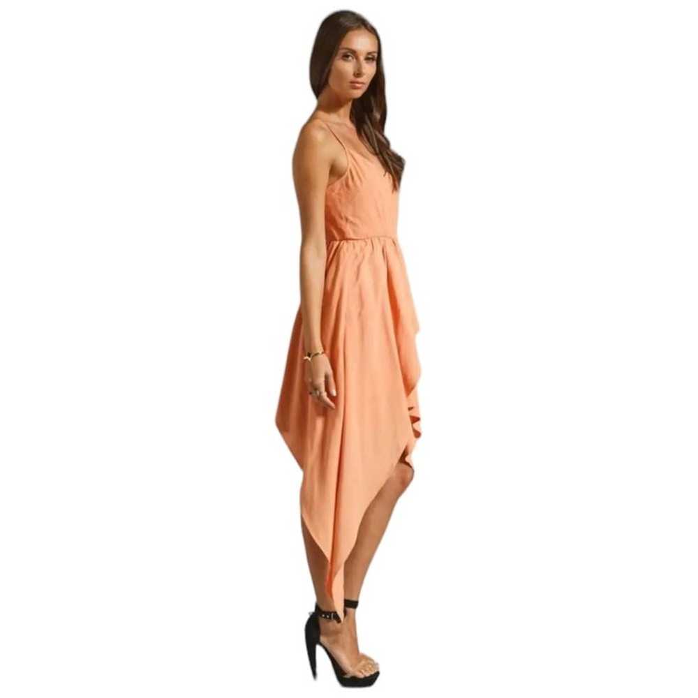 Keepsake High Low Asymmetrical Layered Dress Apri… - image 3