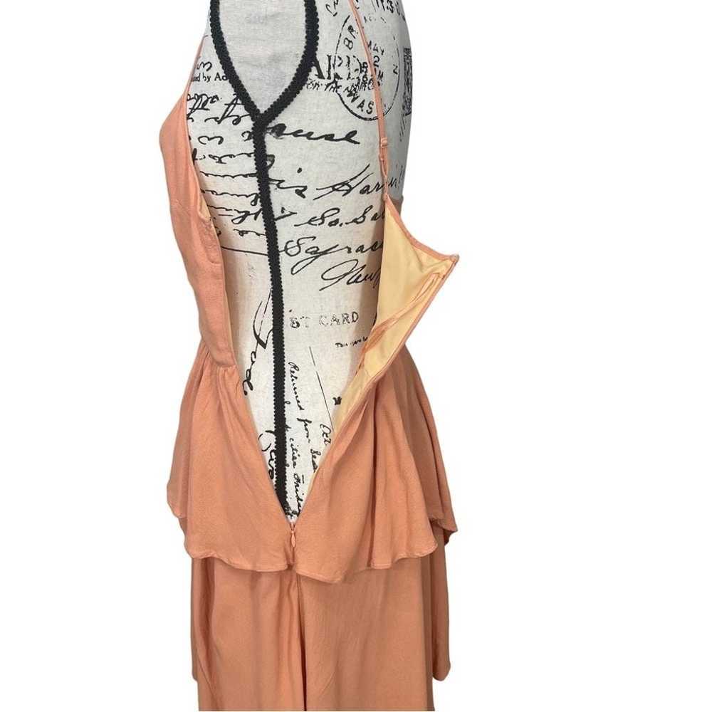 Keepsake High Low Asymmetrical Layered Dress Apri… - image 9