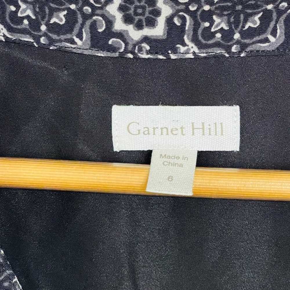 Garnet Hill Dropwaist Button-Up Shift Dress Dark … - image 8