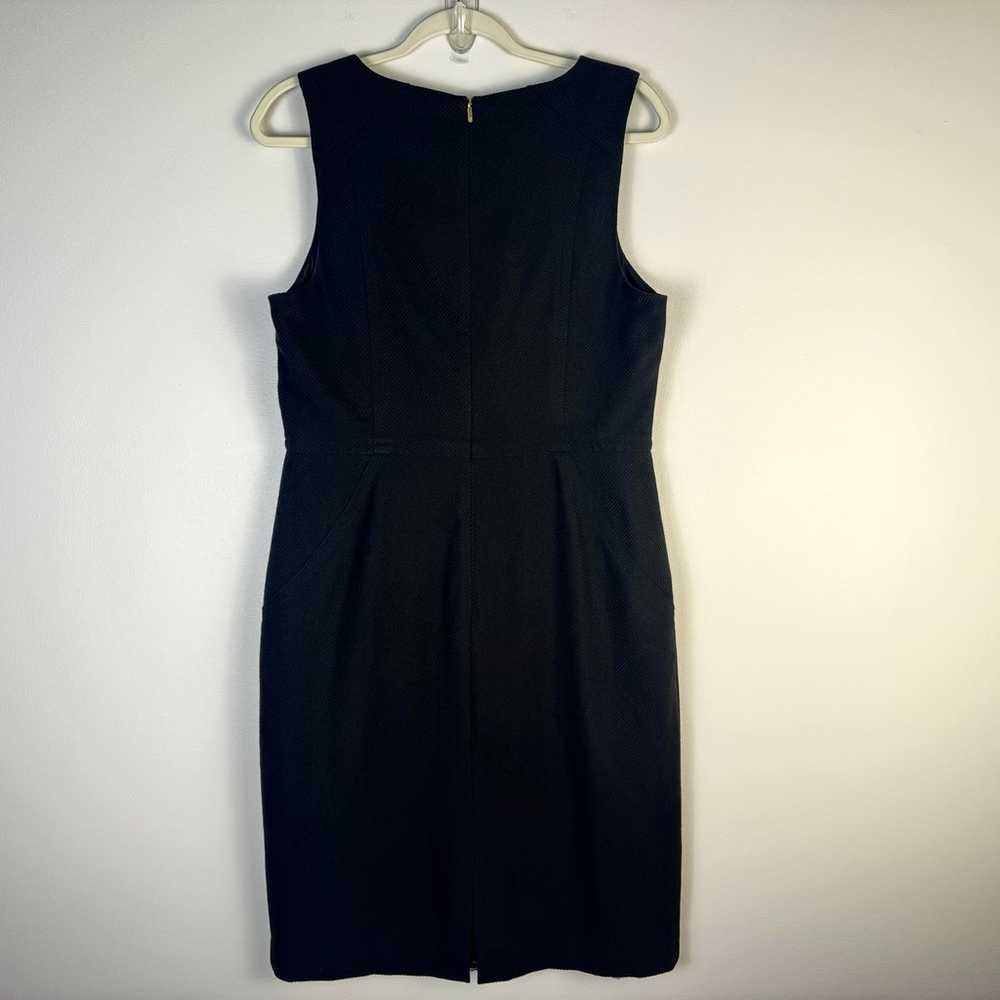 Trina Turk Petit Rouge Black Sheath Dress Size 10… - image 5
