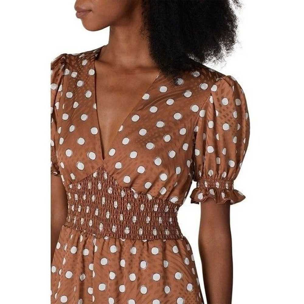 Slate & Willow Sketched Dot Jumpsuit Brown Womens… - image 4