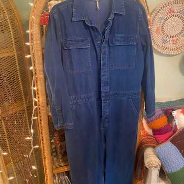 Free People Denim Coverall