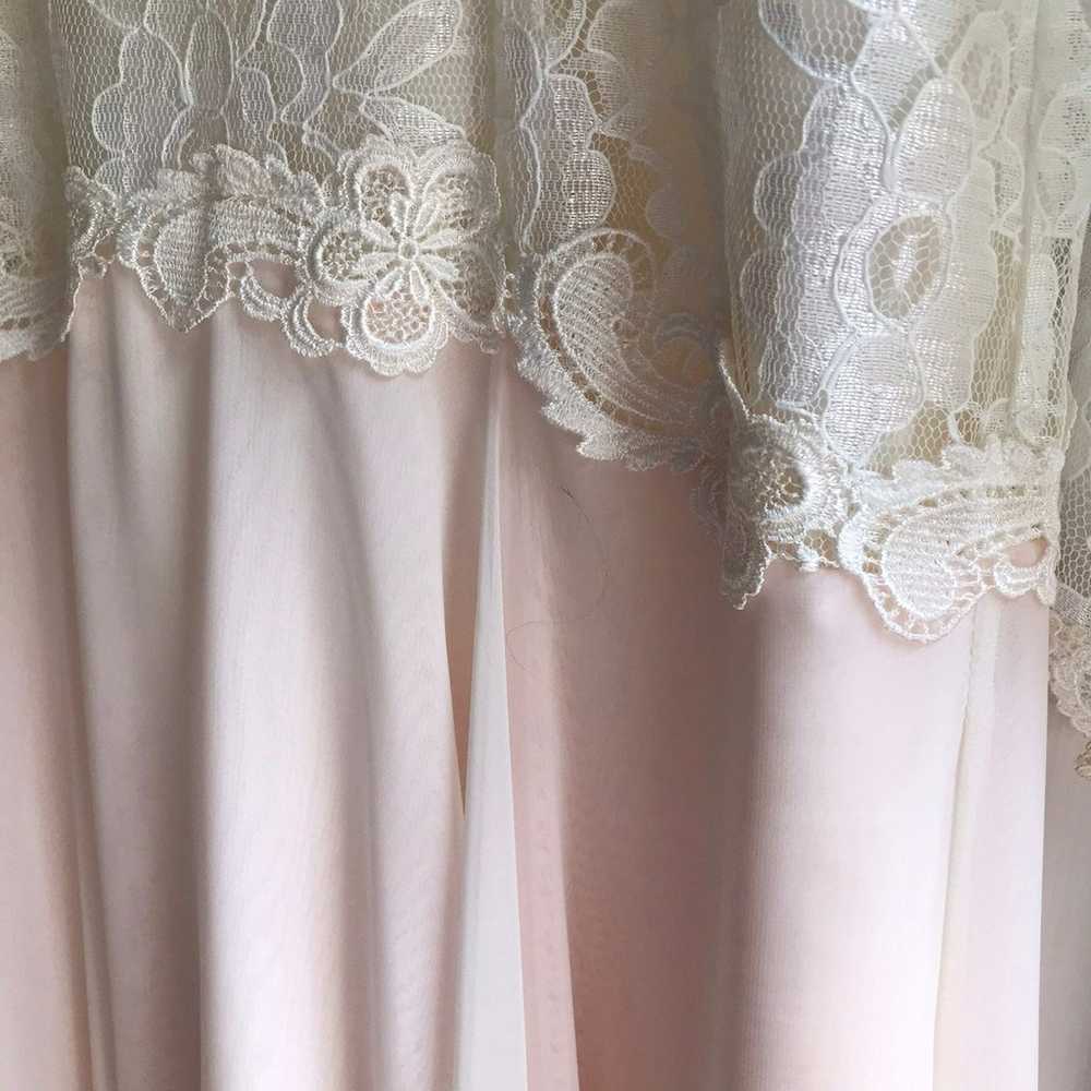 Vintage 1992 pastel bridal gown - image 3