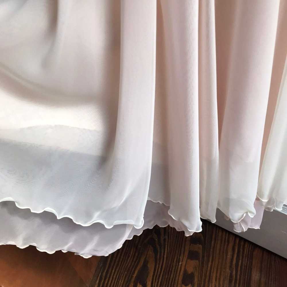 Vintage 1992 pastel bridal gown - image 4