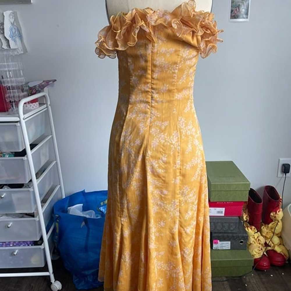 Keepsake the label yellow off shoulder dress - image 3