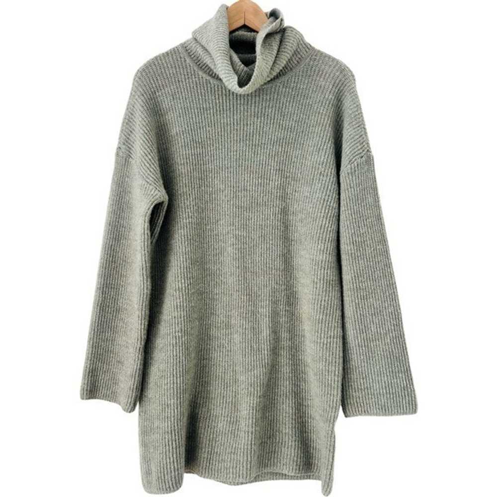 L’ACADEMIE Sable Sweater Mini Dress in Light Oliv… - image 7