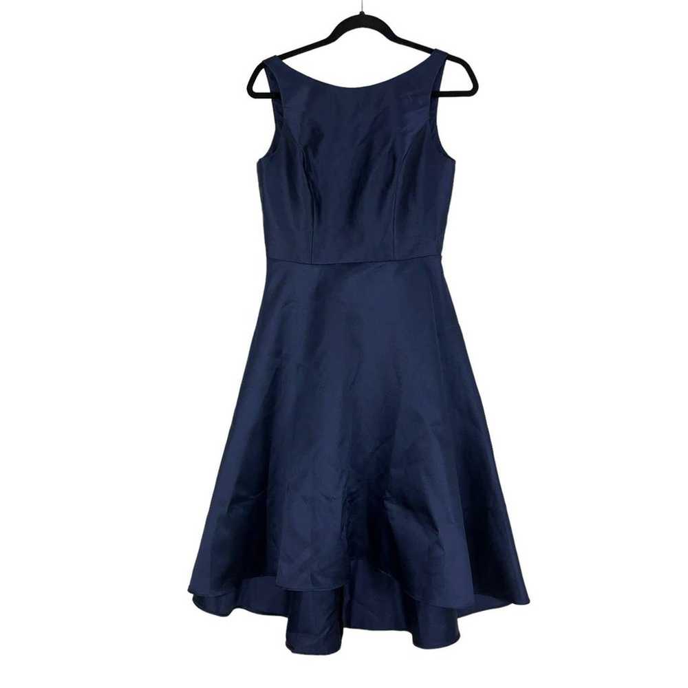 Alfred Sung Womens size 6 dress blue D697 high lo… - image 1