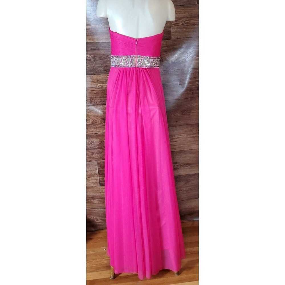 La Femme Pink Rhinestone Formal Dress Size 8 NWOT - image 4
