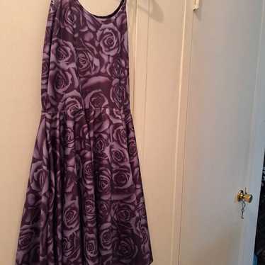 Purple Roses Tank top dress Blackmilk Large - image 1