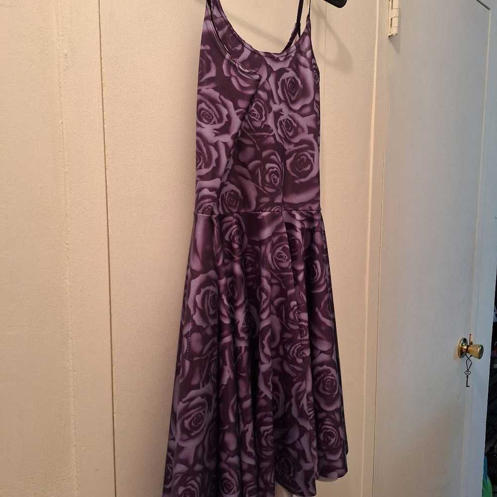 Purple Roses Tank top dress Blackmilk Large - image 2