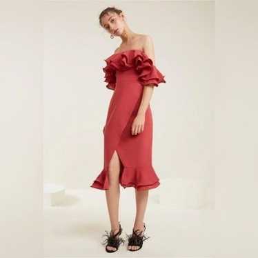 C/Meo Collective Rose Immerse Off The Shoulder La… - image 1