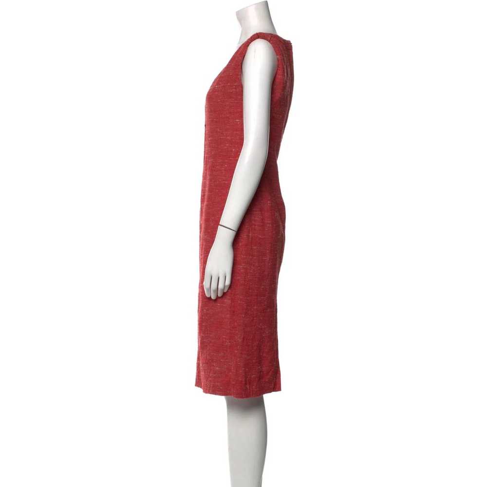 CAROLINA HERRERA V-Neck Knee-Length Dress Women's… - image 2