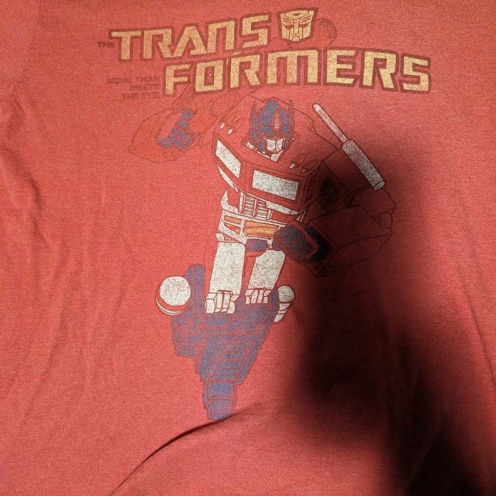 Transformers Optimus Prime T-shirt Adult Medium - image 3